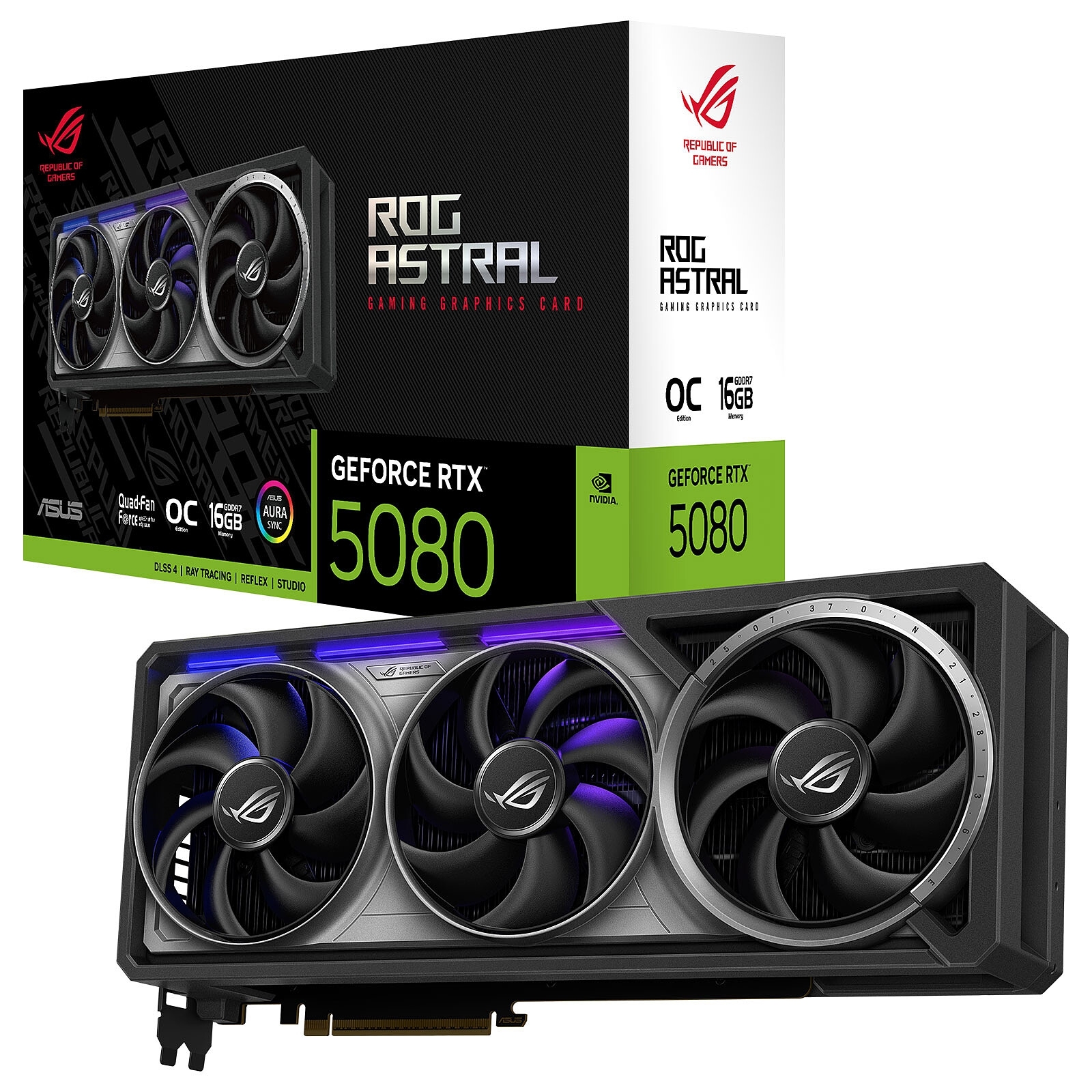 Aucune photo du produit ASUS ROG-ASTRAL-RTX 5080-O16G-GAMING