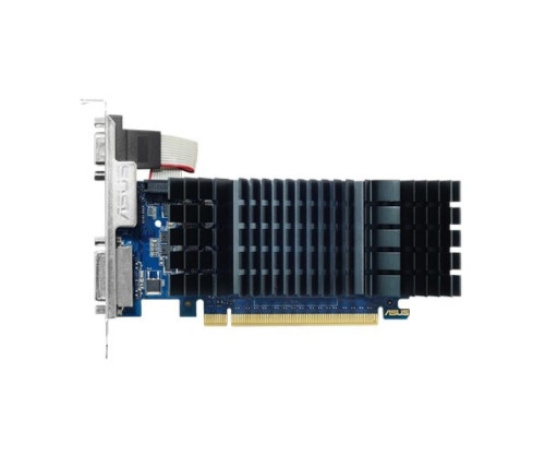 ASUS GT730-SL-2GD5-BRK NVIDIA GeForce GT 730 2 Go GDDR5, refroidissement passif, VGA, DVI, HDMI.