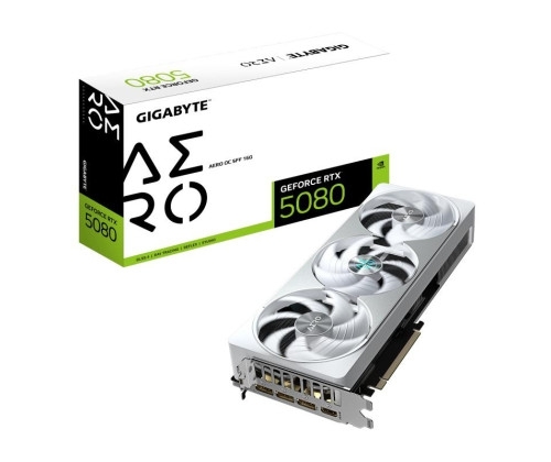 Aucune photo du produit GIGABYTE GeForce RTX 5080 AERO OC SFF 16GD