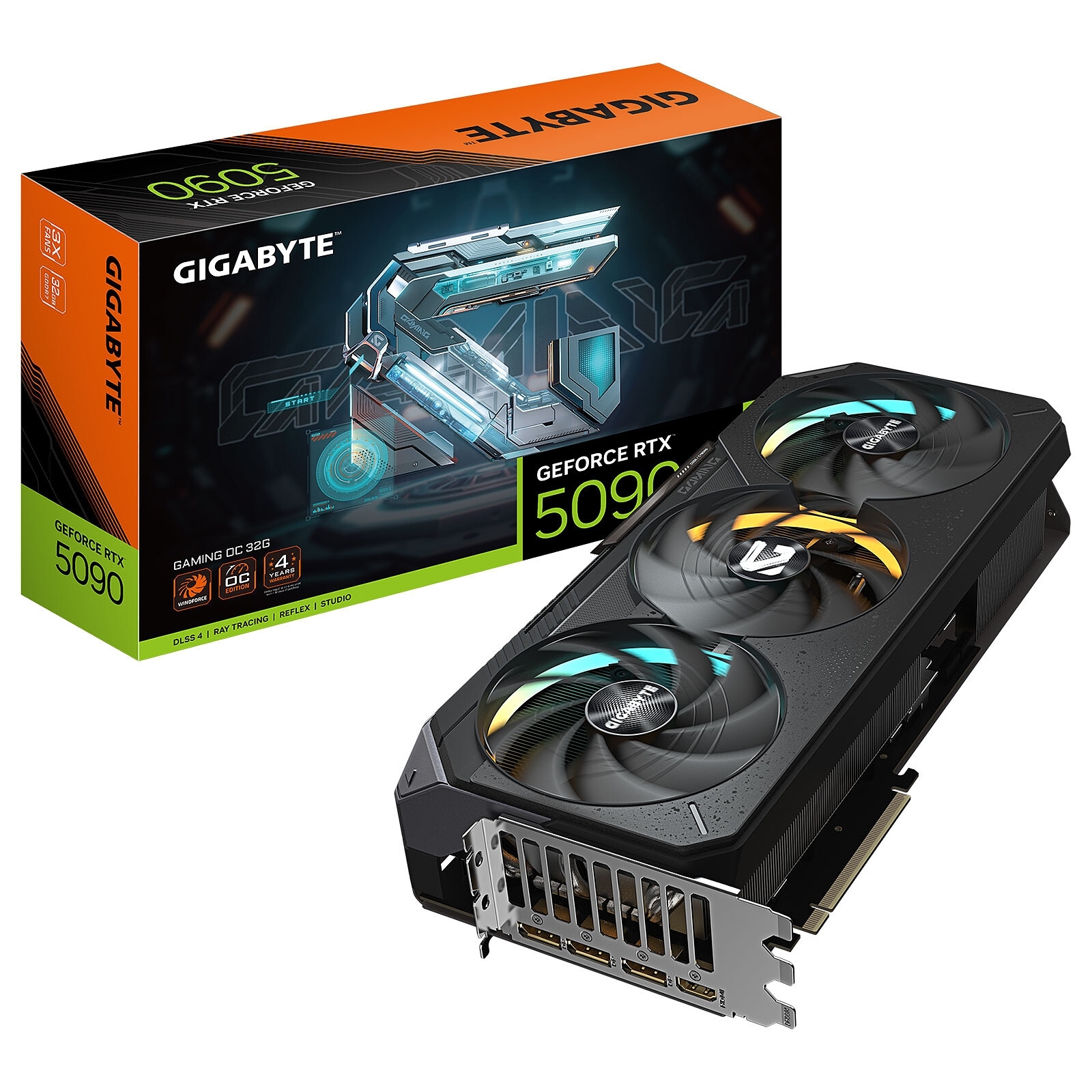 Aucune photo du produit GIGABYTE GeForce RTX 5090 GAMING OC 32G GV-N5090GAMING OC-32GD