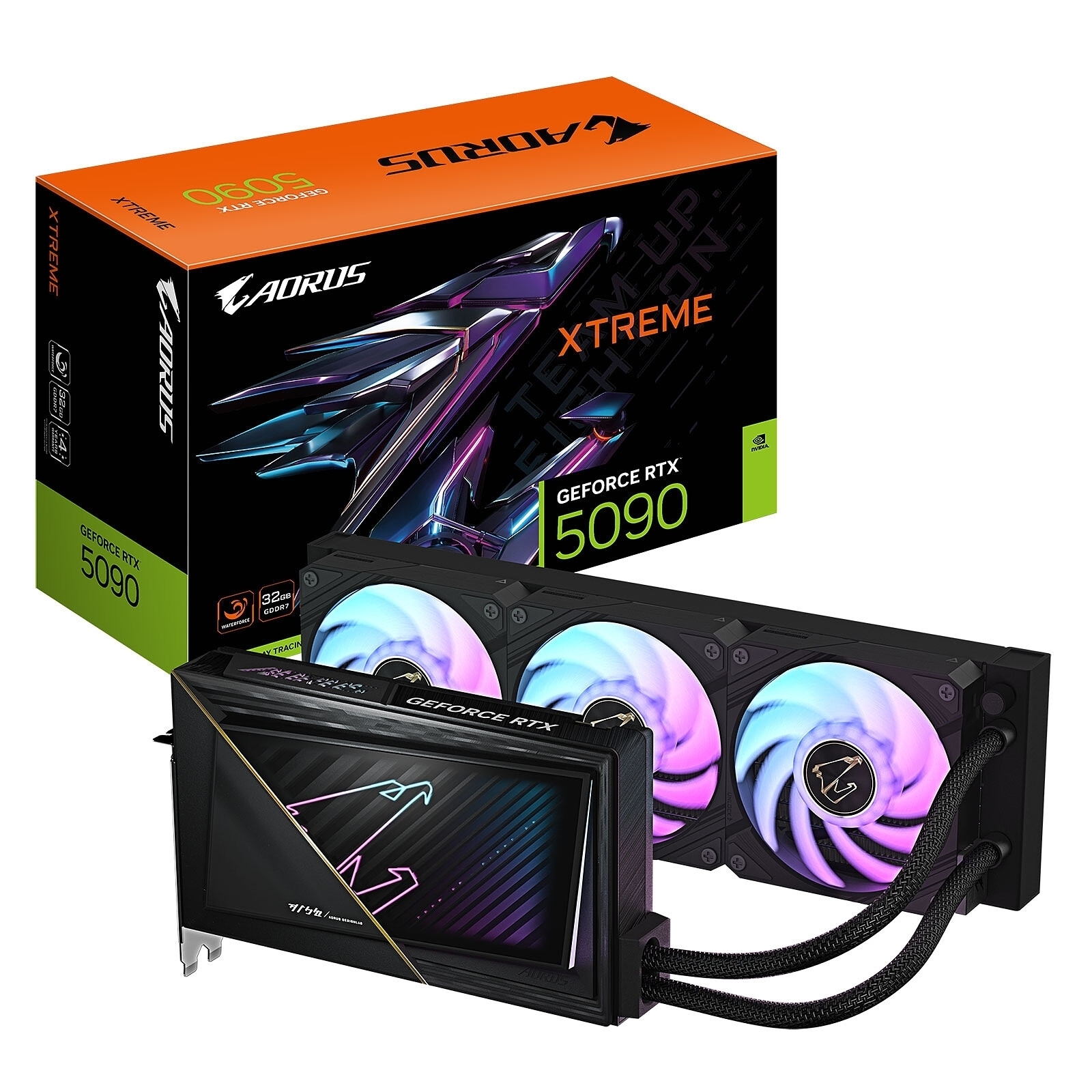 Aucune photo du produit Gigabyte AORUS GeForce RTX 5090 XTREME WATERFORCE 32G