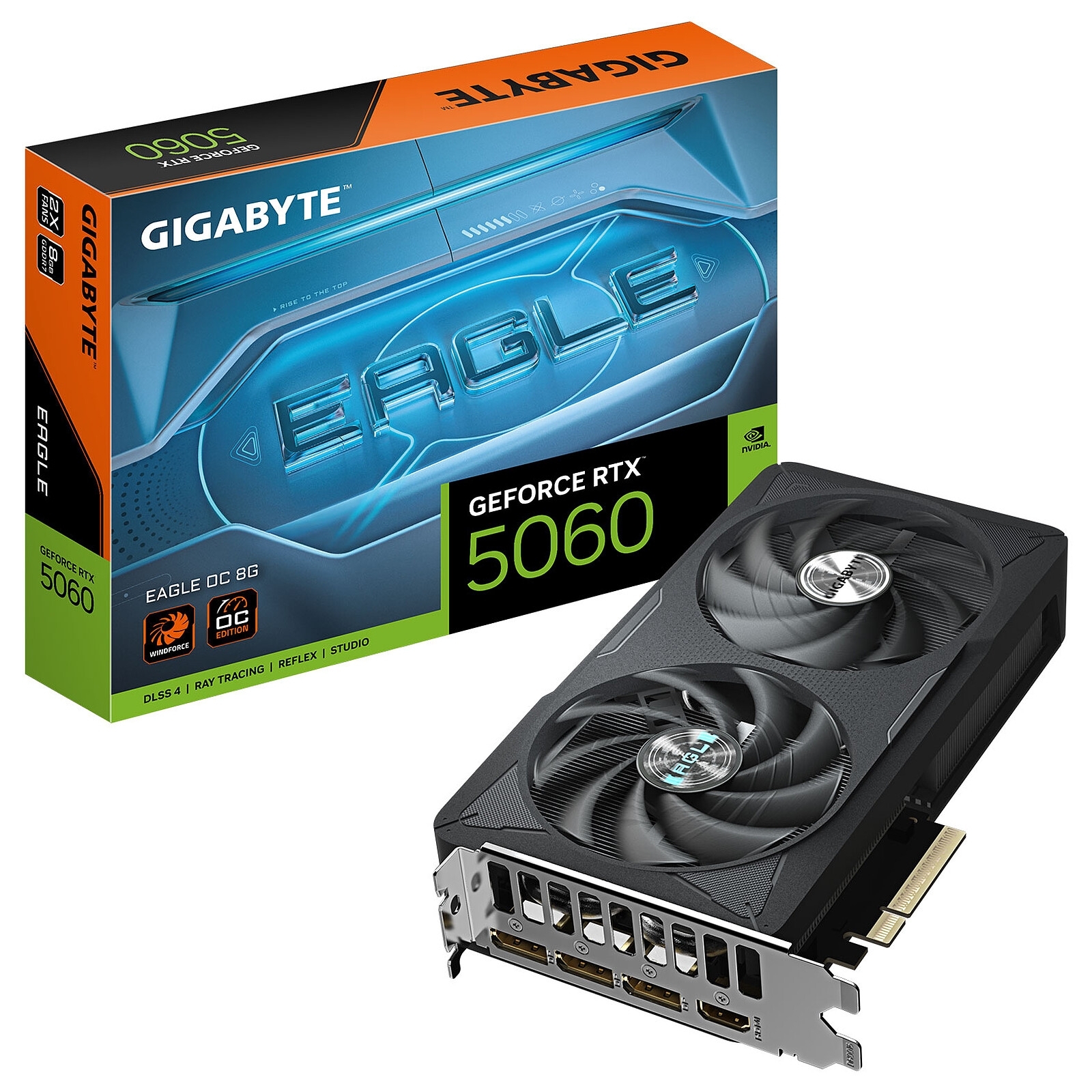 Aucune photo du produit GIGABYTE RTX 5060 EAGLE OC 8GD GV-N5060EAGLE OC-8GD