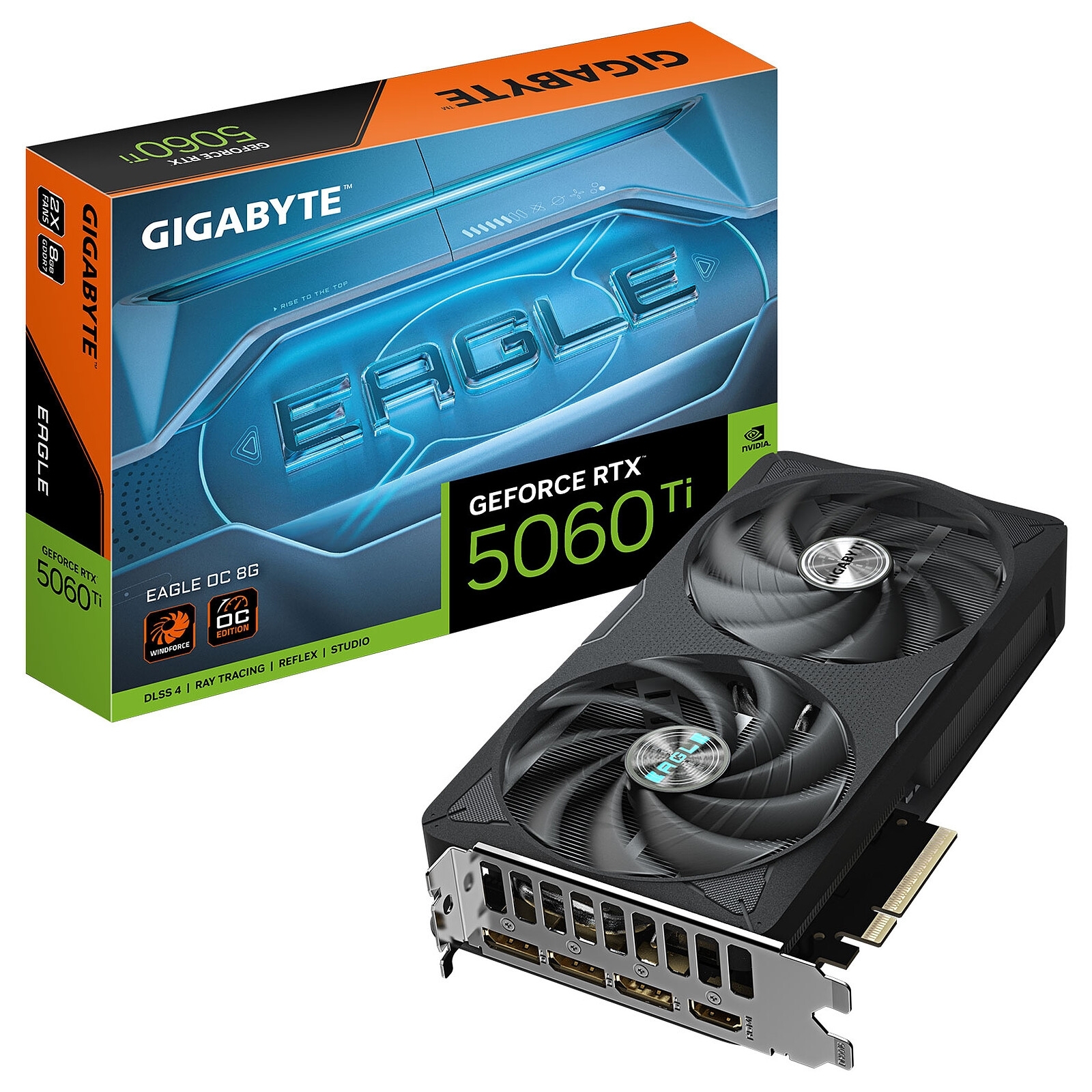 Aucune photo du produit GIGABYTE RTX 5060TI EAGLE OC -8GD GV-N506TEAGLE OC-8GD