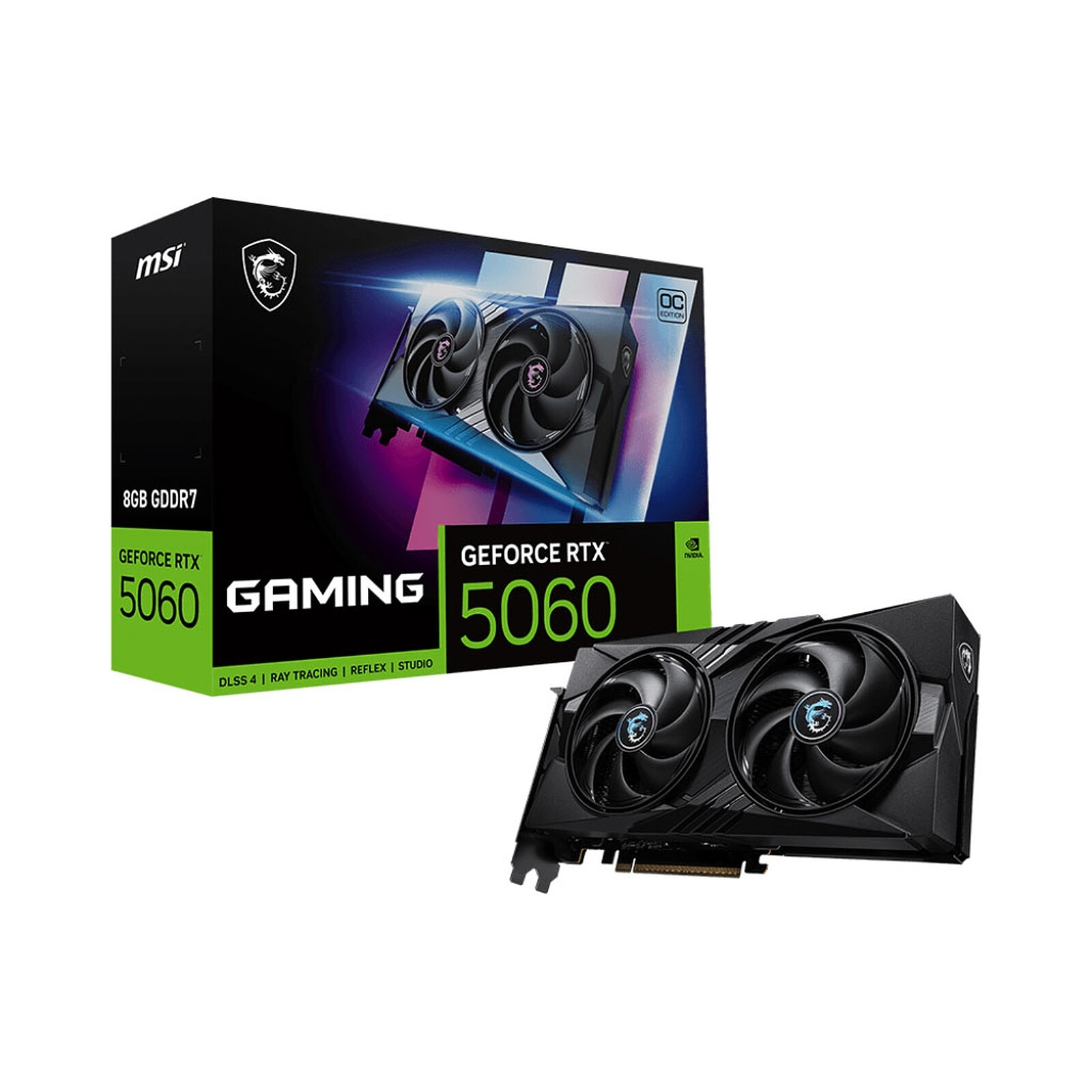 Aucune photo du produit MSI RTX 5060 8G GAMING OC
