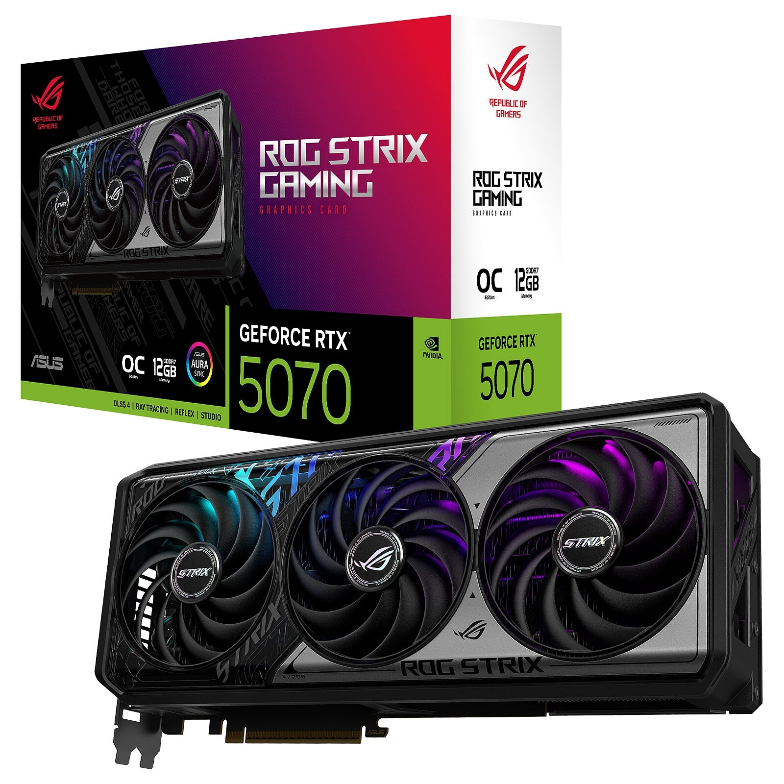 Aucune photo du produit ASUS ROG -STRIX-RTX5070-O12G-GAMING