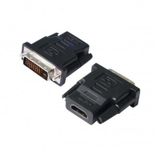ADAPTATEUR DVI-D MALE (18 1) vers HDMI FEMELLE - MONOBLOC