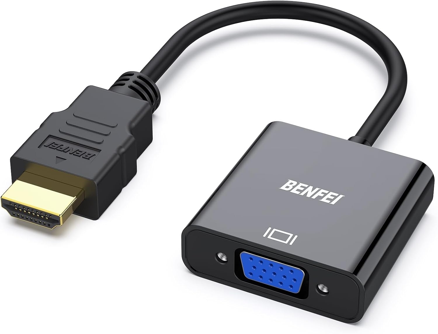 BENFEI Adaptateur HDMI vers VGA, (mâle vers Femelle).